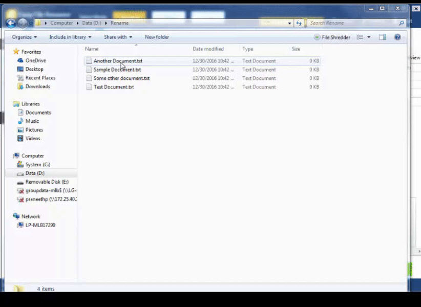 Now Rename Your Files