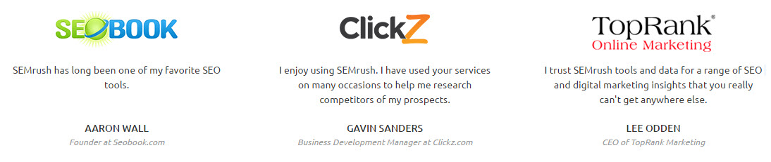 SEMRUSH Recommendations
