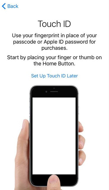 Touch ID in Apple