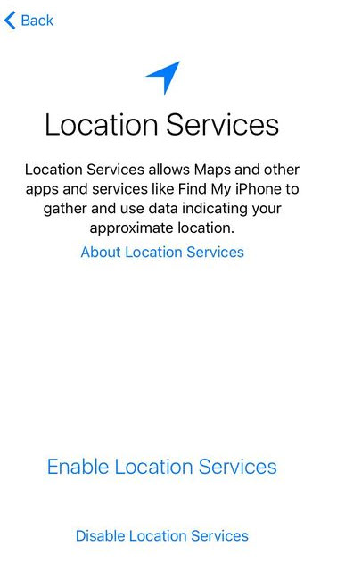 iPhone Location Services