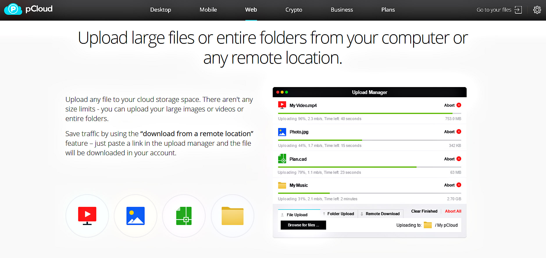 pCloud Remore Access