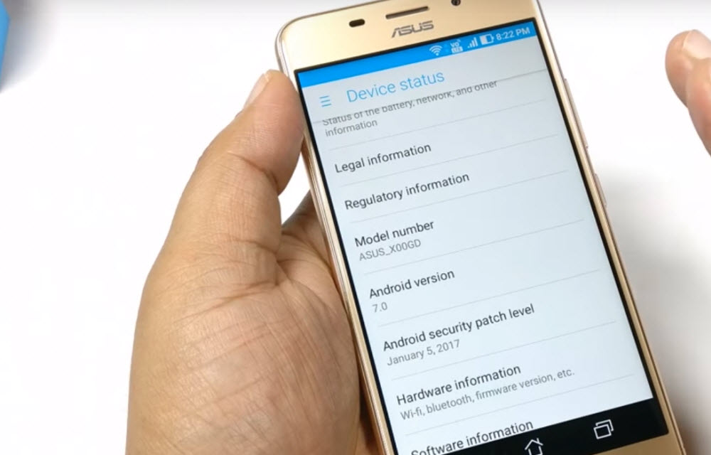 Asus Zenfone 3S Max Software
