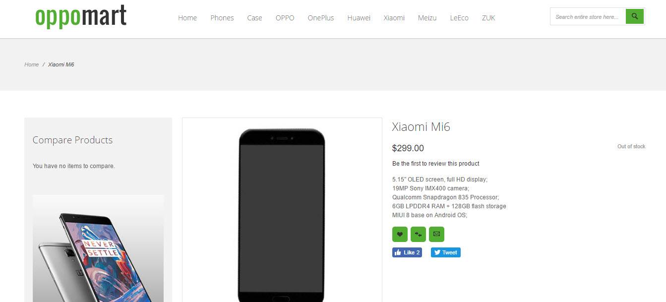 Xiaomi Mi 6