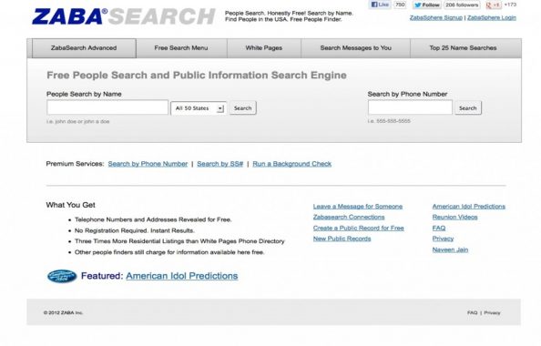Zabasearch