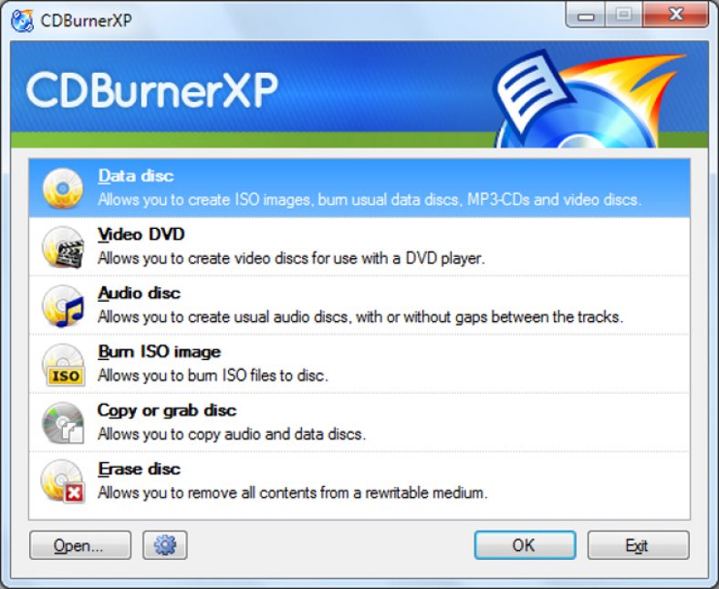 Best dvd burning software cdburnXP