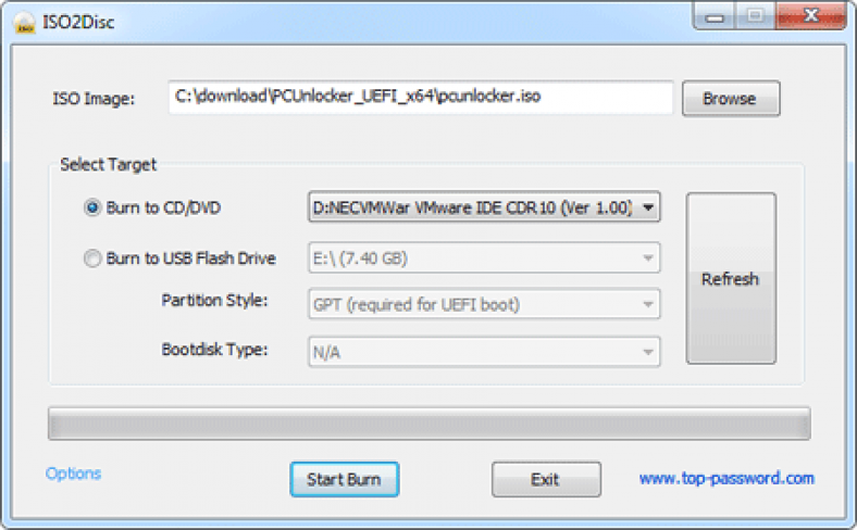 iso2disc PCUnlocker