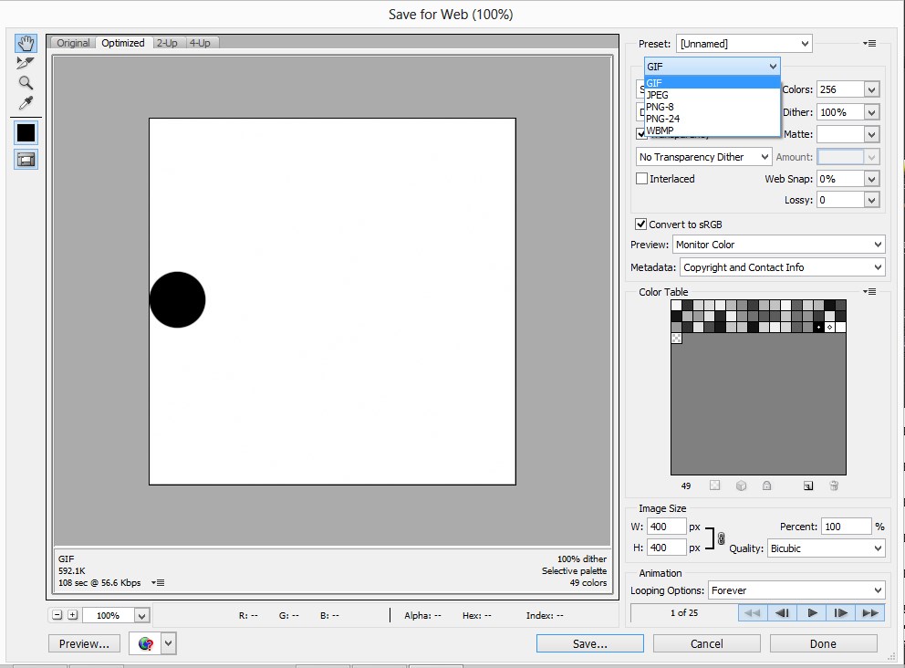 GIF in Photoshop 9