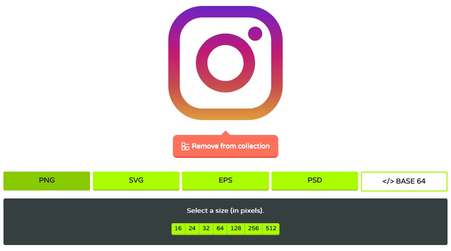 Instagram Icon Formats