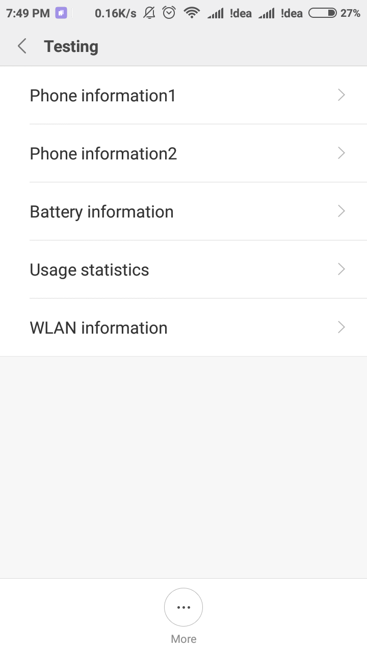 Phone Information