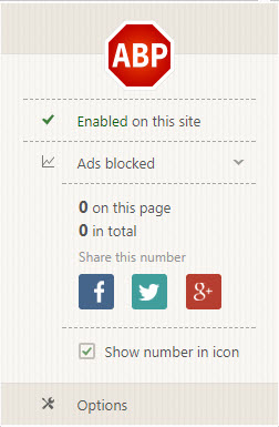 Block almost all of the annoying ads using Adblock Extension