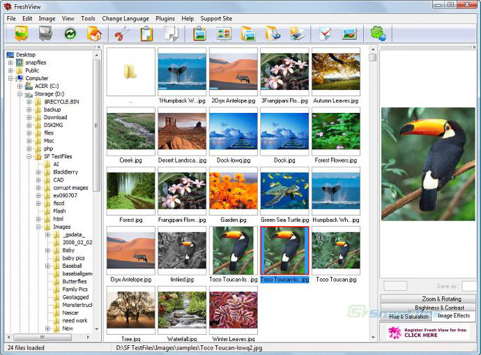 Fresh View Multimedia Organizer