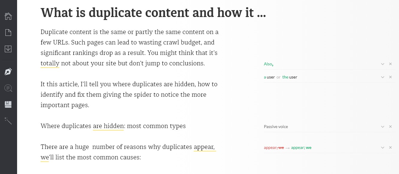 Grammarly Editor