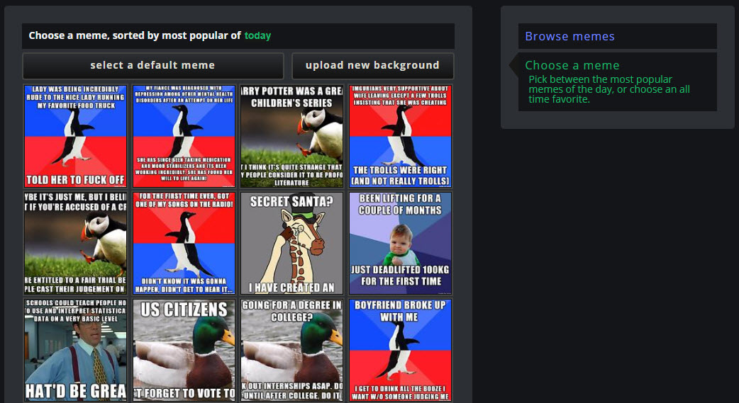 Imgur Meme Generator