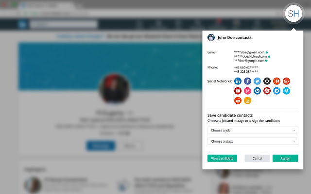 SignalHire Email Finder