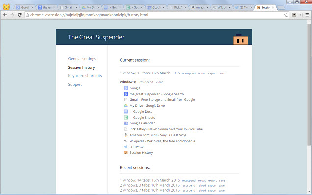The Great Suspender