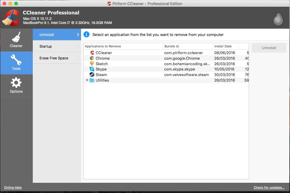 CCleaner for Mac