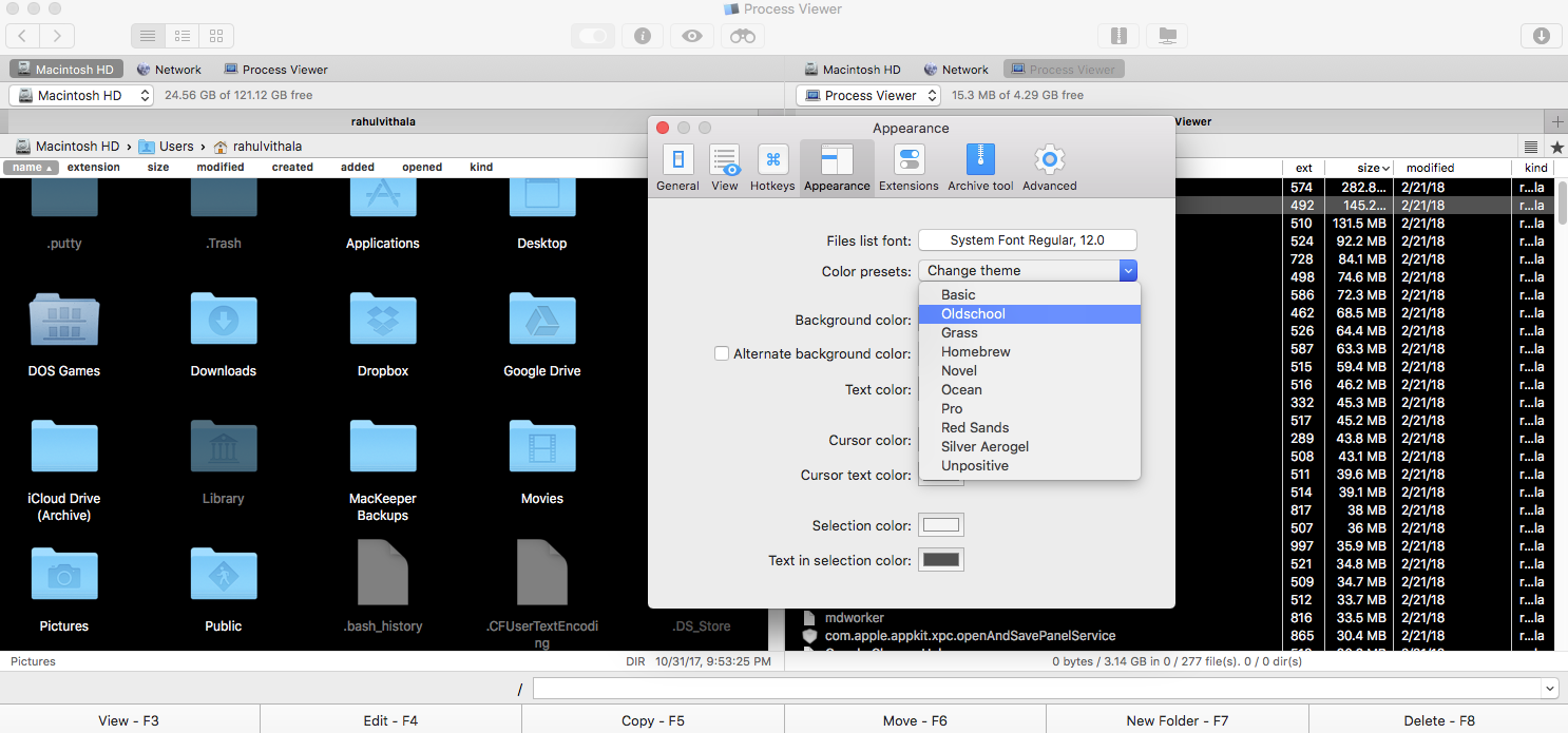 Commander One Themes