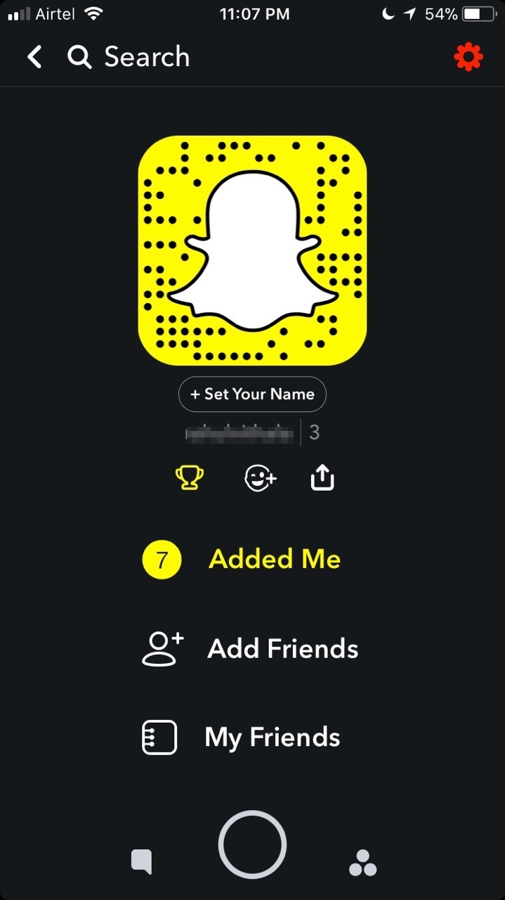 Snapchat Screen