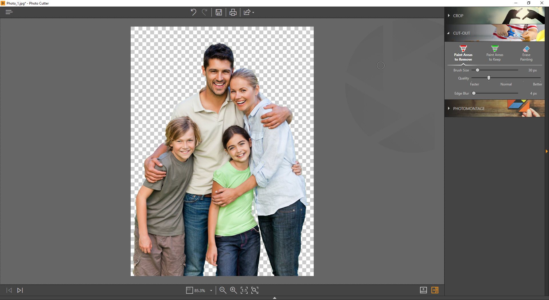 Wondershare Fotophire Photo Cutter