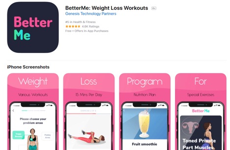 BetterMe workout app