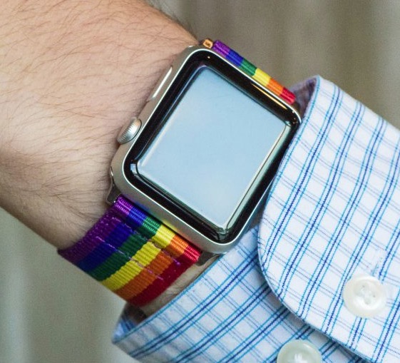 Clockwork Synergy PRIDE Rainbow Classic NATO Apple Band