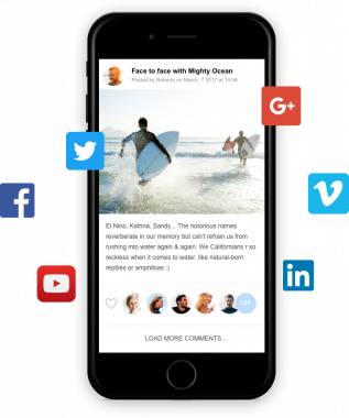 Ning Social Media Sharing