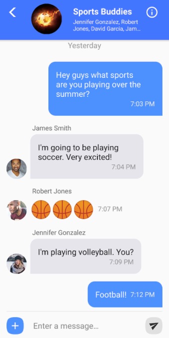 weMessage Chat Screen