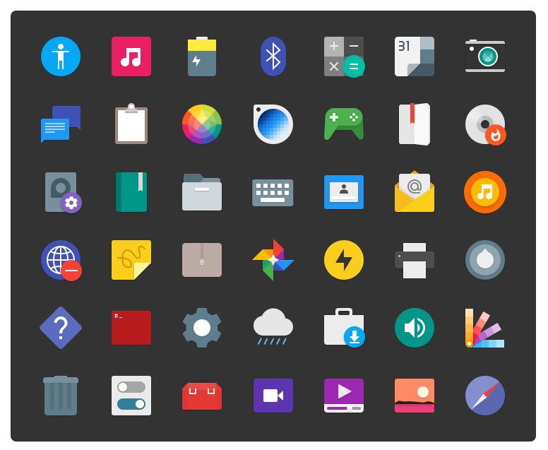 Paper Icons Theme