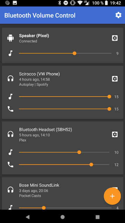 Bluetooth Volume Control