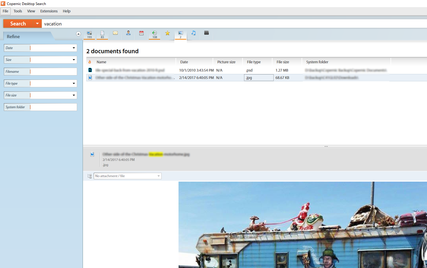 Copernic Desktop Search