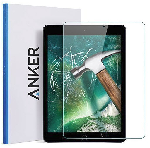 Anker New iPad 9.7 in (2018/2017) Tempered Glass Screen Protector
