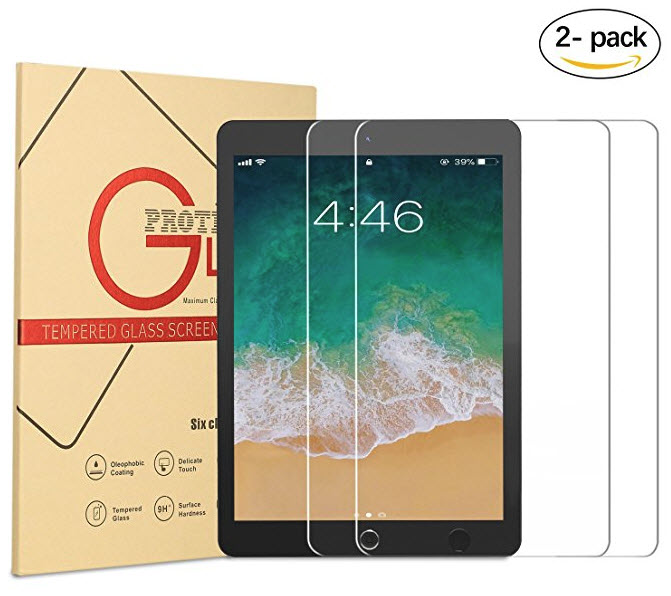 DUNNO New iPad 9.7-Inch Screen Protector 2017,2018