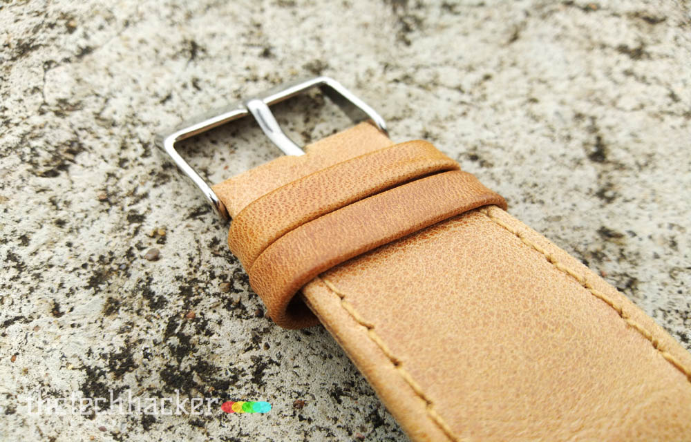 Jisoncase Genuine Leather Apple Watch Strap Build Quality