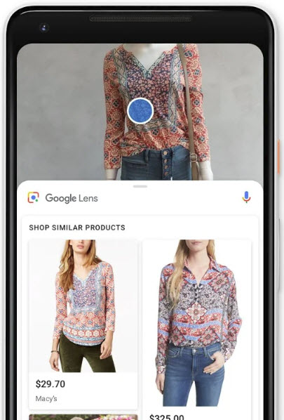 Similar Style feature on Google Lens