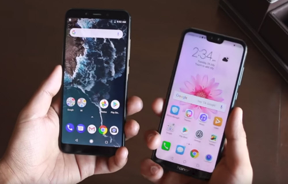 Honor 9N vs Xiaomi Mi A2 Comparison