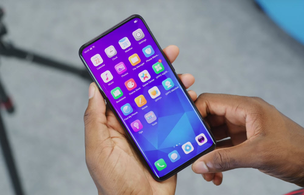 Oppo Find X Display