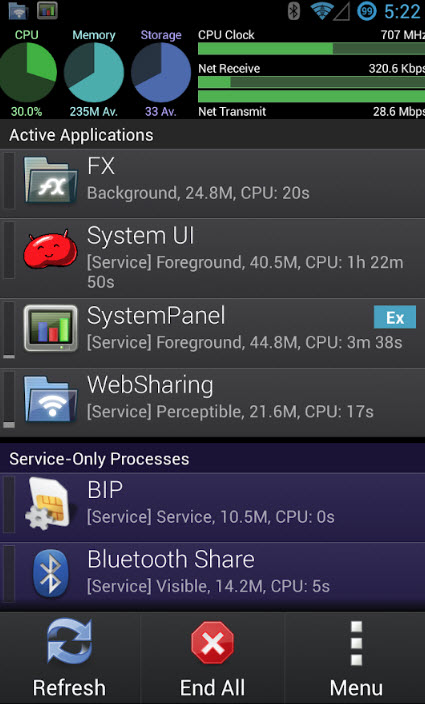 SystemPanelLite Task Manager