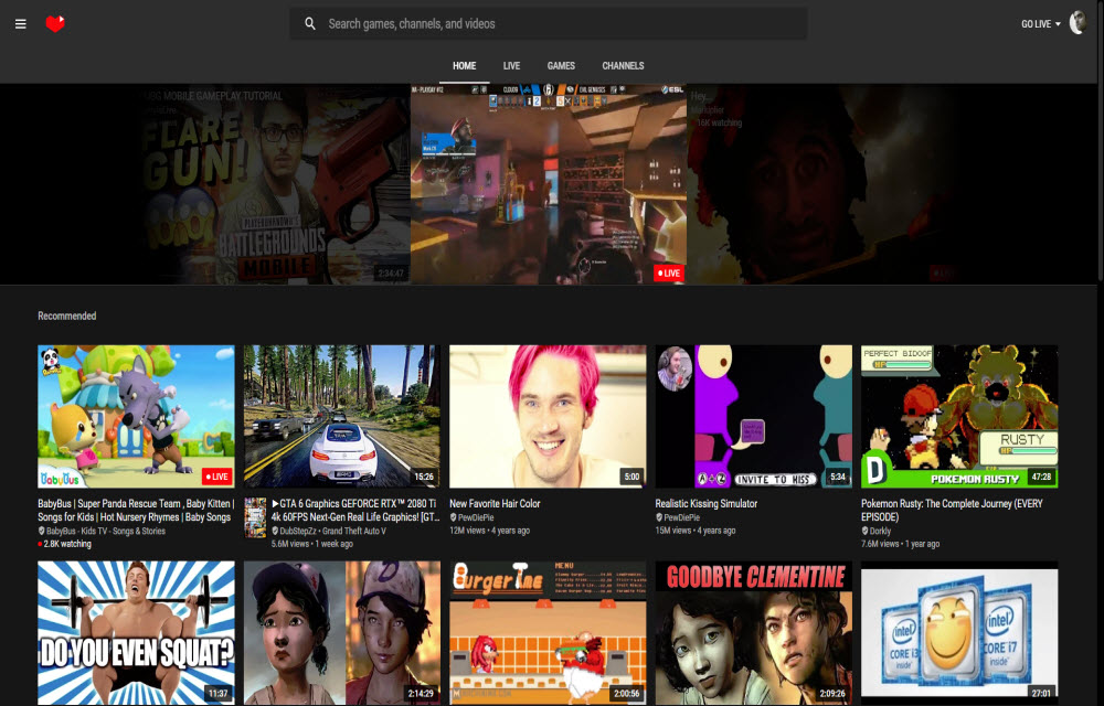 YouTube Gaming