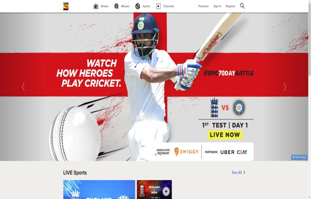 Sony LIV Sports