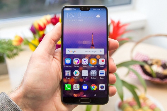 Huawei Mate 20 front facing