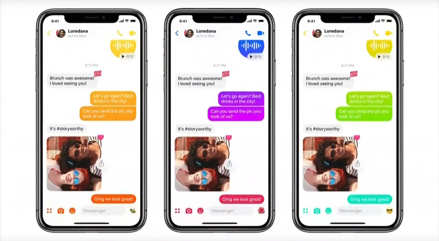 Facebook-Messenger-Gradient colors