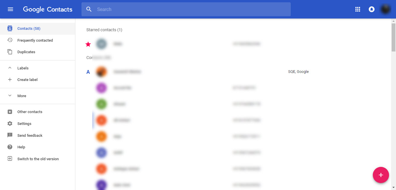 Google Contacts