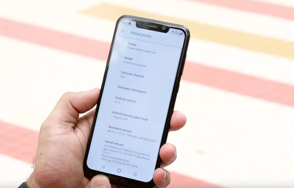 Motorola One Power Performance
