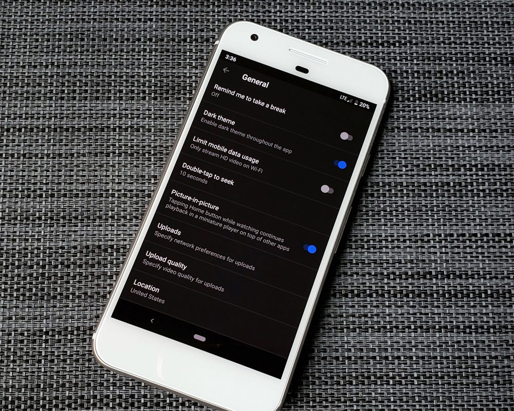 Google Dark mode