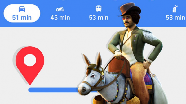 Google Maps 'Thugs of Hindostan' mode