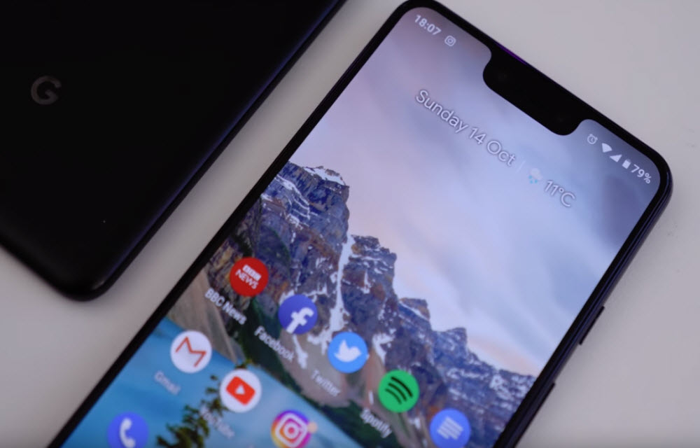 Google Pixel 3 XL Display