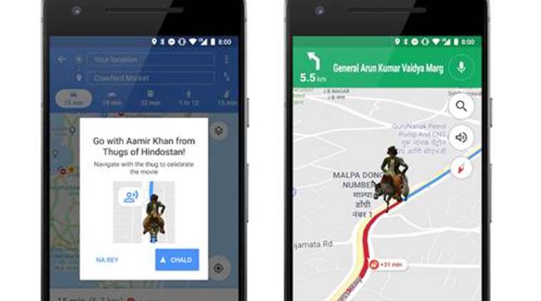 Thugs of Hindustan x Google Maps