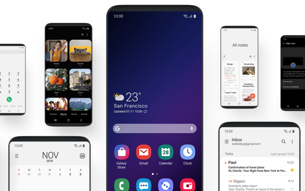 Samsung Android Pie 2019 Updates list