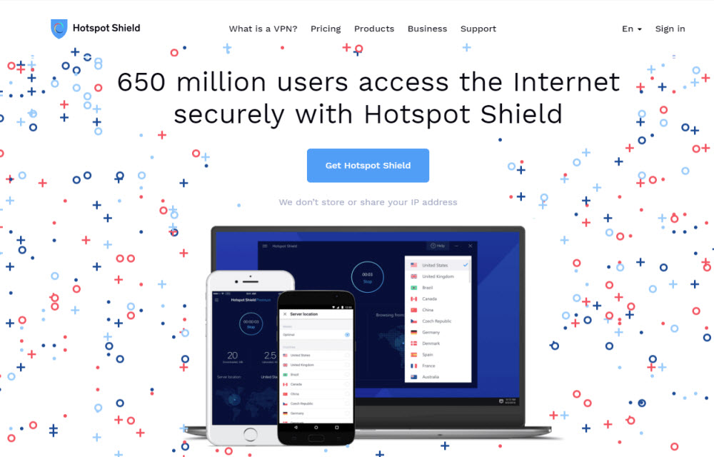 Hotspot shield