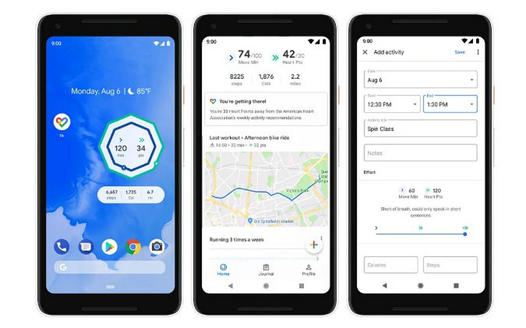 Google fit updates